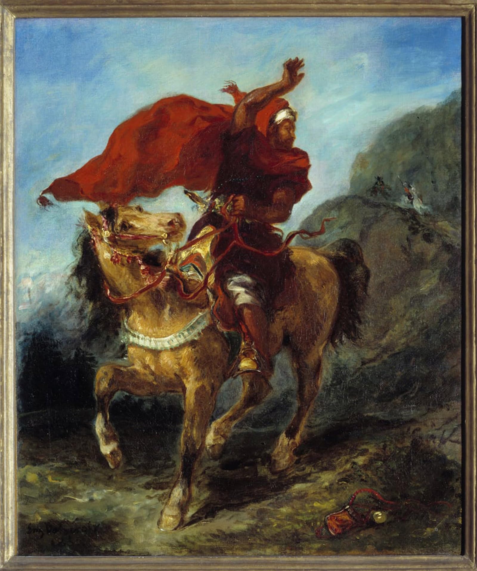 POSTERIIk Famous Animal Posters Vintage Picture the Signal Painting by Ferdinandeugene Delacroix Modern Wall Decor for Home Decor 60x90cm