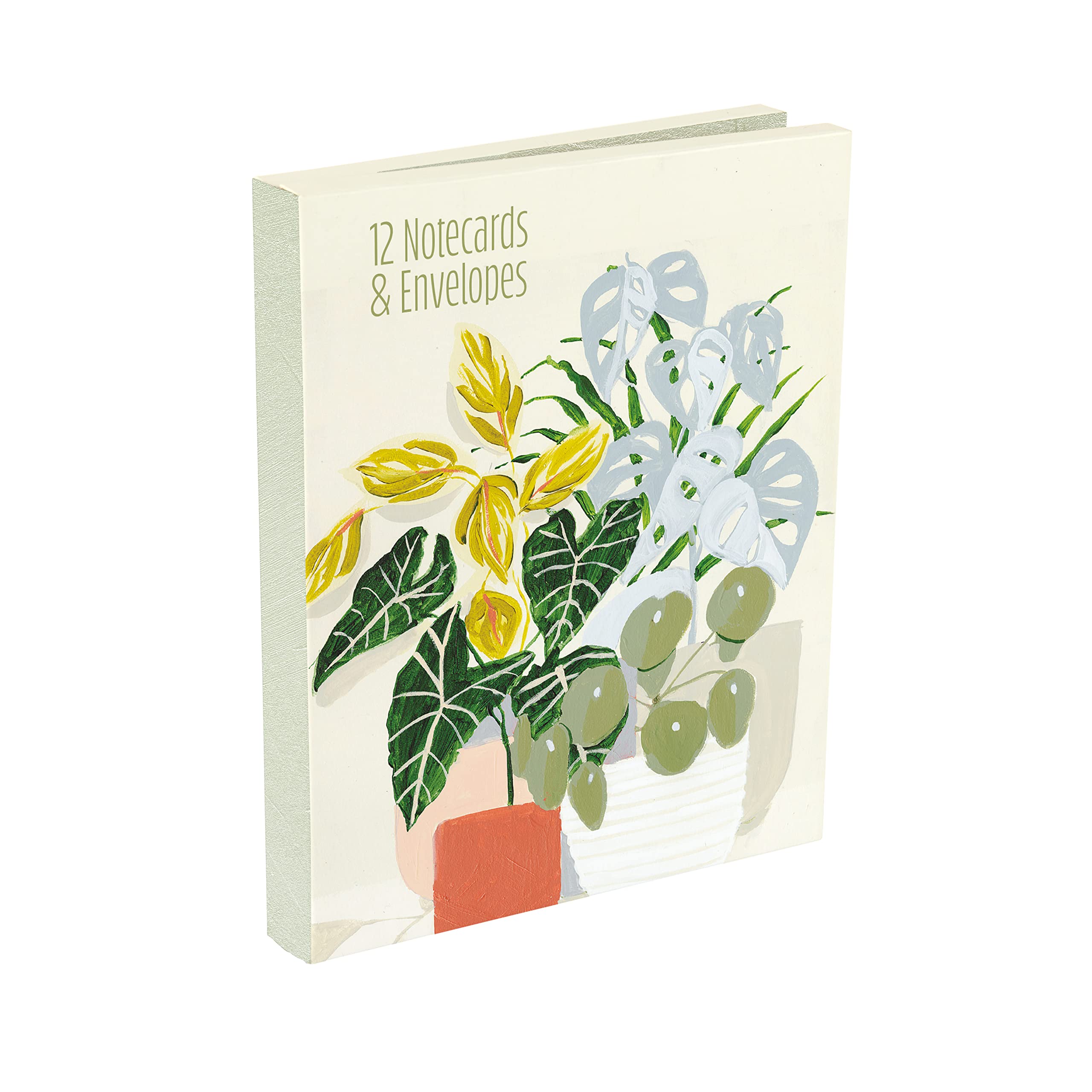 The Gifted StationeryWild Leaf Notecard Wallet with 12 Blank Cards and Envelopes Set. Unique Designs, perfect as Thank You Cards, Birthdays, Invites and more