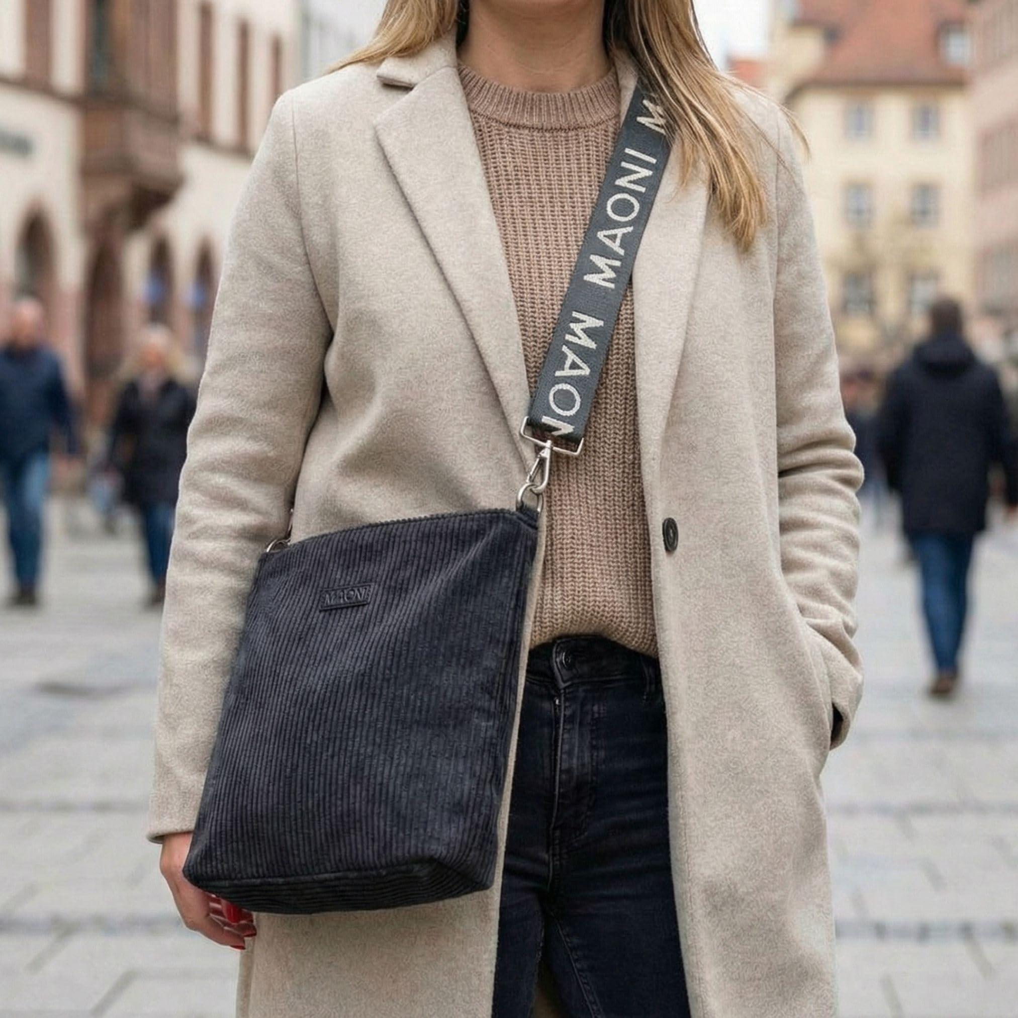 Maoni Cord Umhängetasche Damen