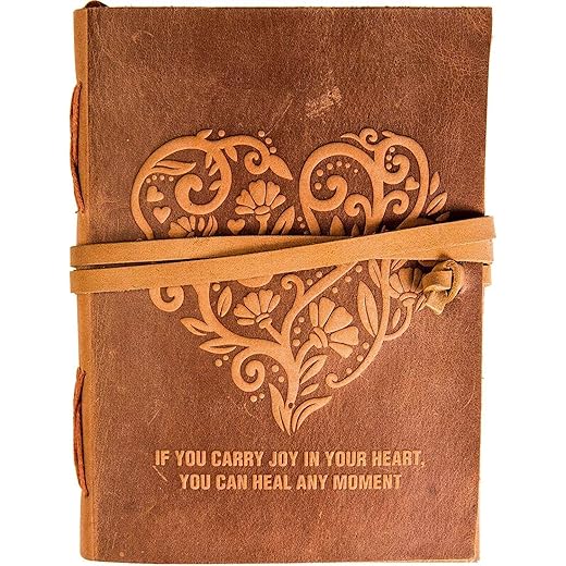 CAVALO Leather Diary, Brown 5x7 Inches