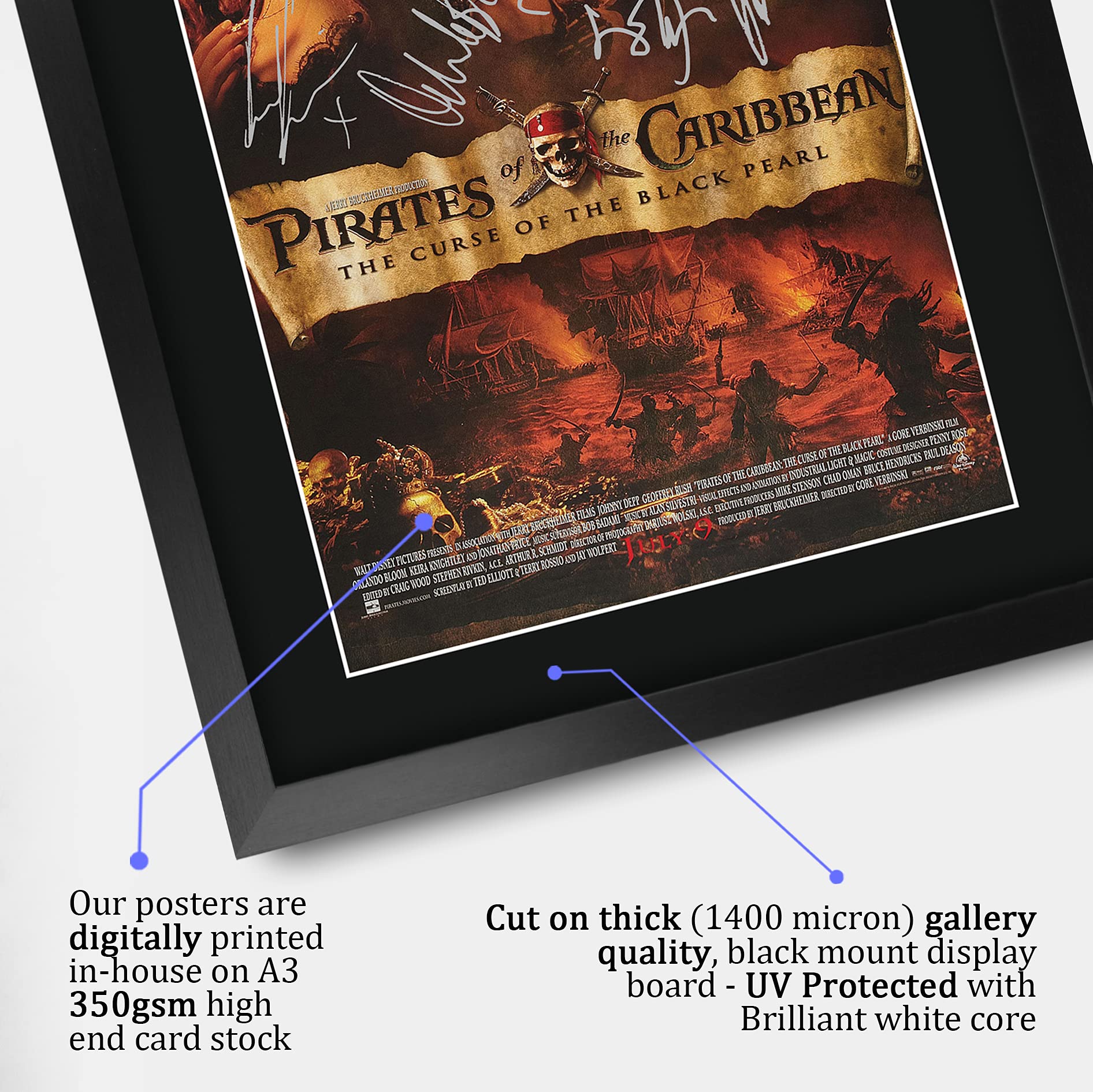 HWC Trading A3 FR Pirates Of The Caribbean - Image 4