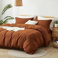 Vista 8 de Funda de edredón de tamaño individual – Juego de ropa de cama de 2 piezas (1 funda de edredón y 1 funda de almohada) funda de edredón suave de doble