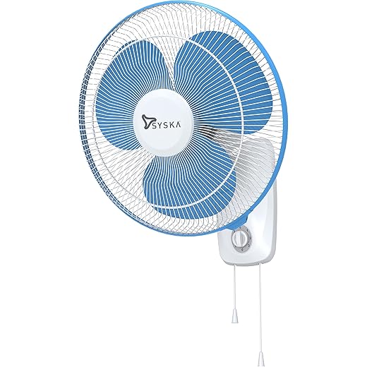 Syska AERODOME SFWF16 400mm High Speed 3 Blade Wall Fan