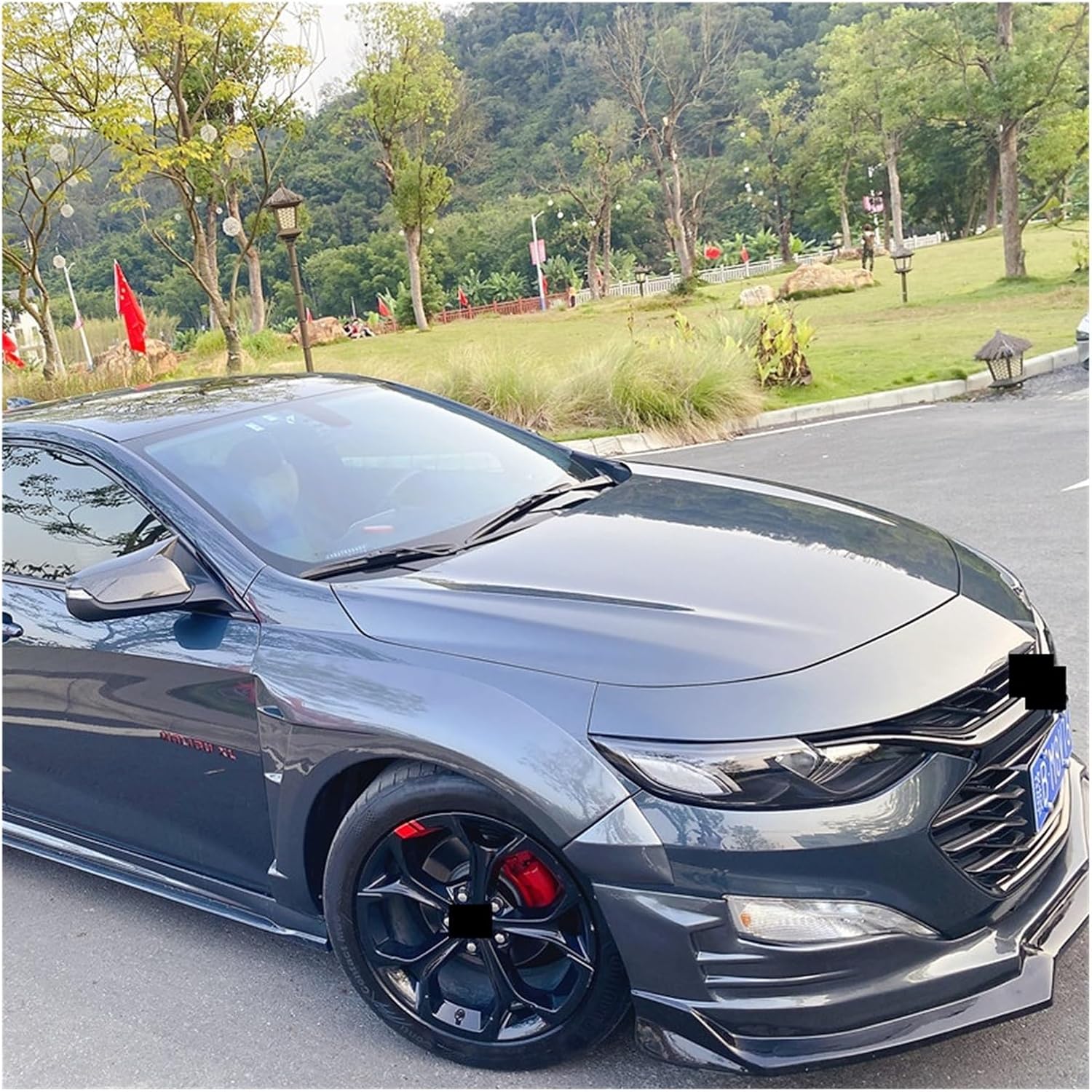 Compatible with 2019-2024 Chevrolet Malibu XL Car Wide Bodykit Fender Flares Arch Wheel Eyebrow Lip Protector Trims Accessories Parts