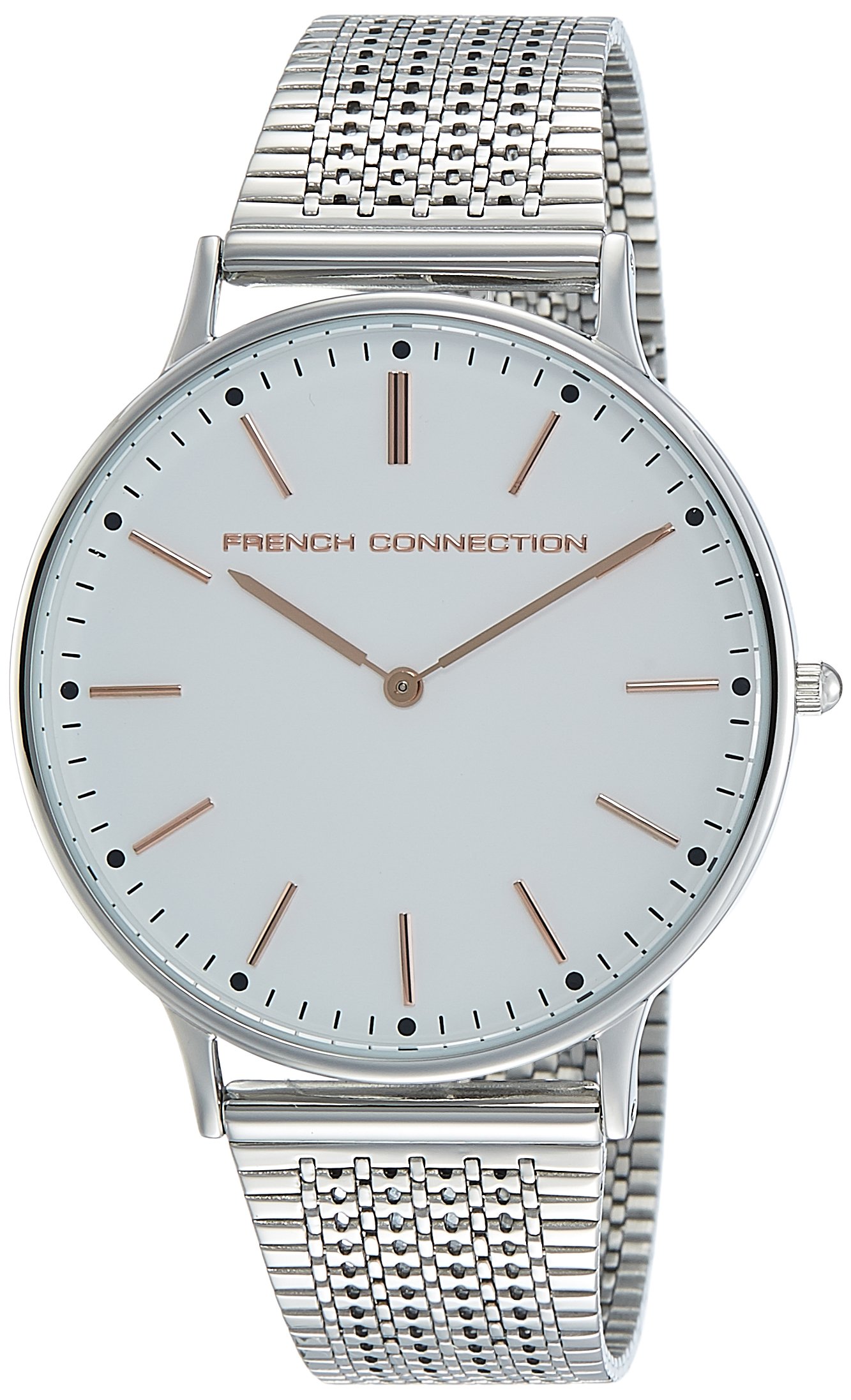 French Connection Analog White Dial Mens Watch-FC1288SMTJ (B072KKPBTW) Amazon Price History, Amazon Price Tracker