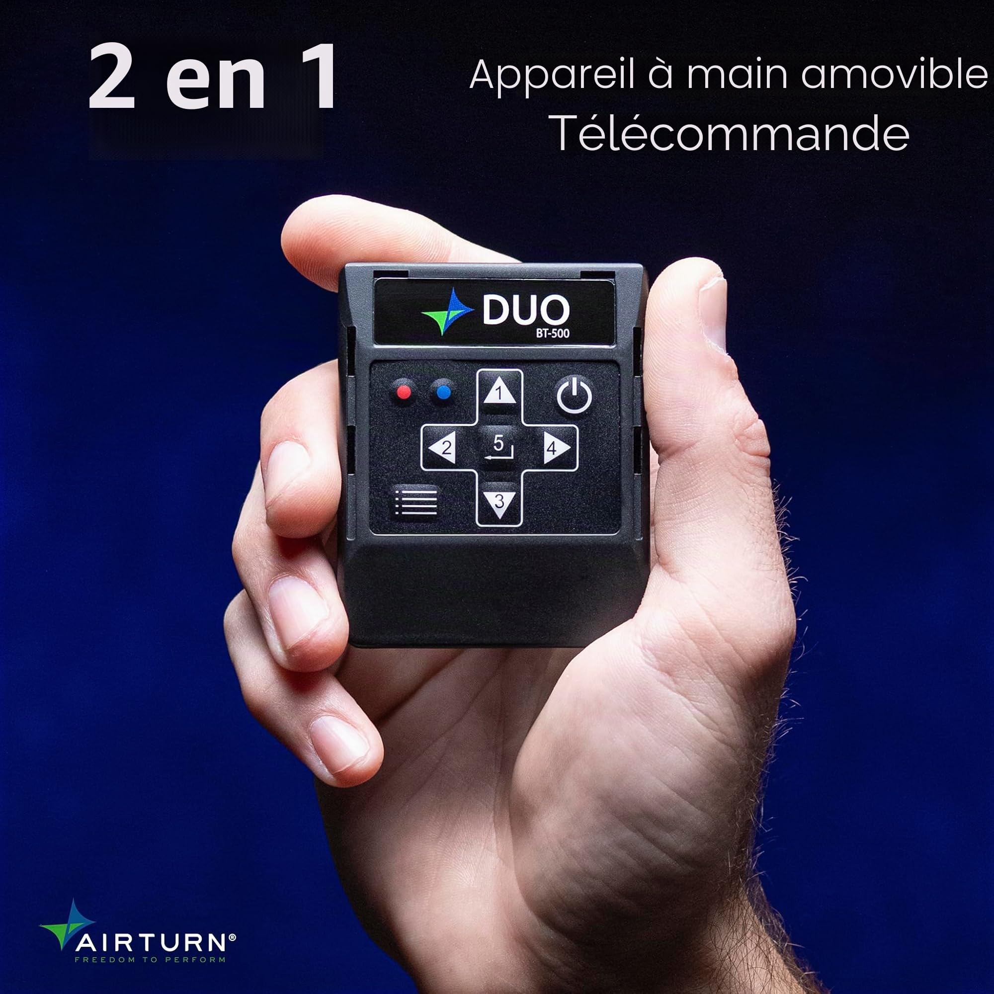 Air Turn Duo500 Contrôleur de pédale Bluetooth
