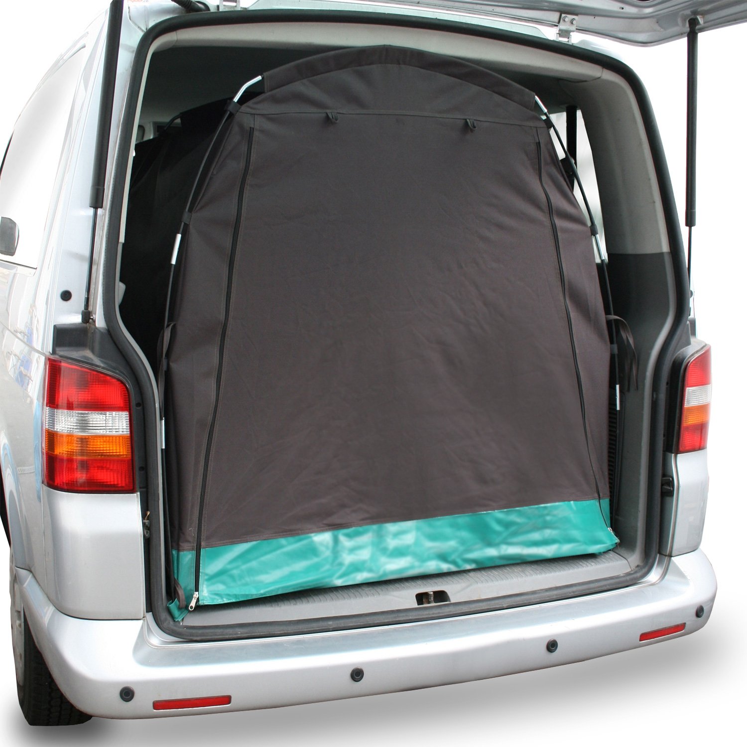 Produktbild von Stoßstangenschutz Hinten, Passend Für VW T4 Transporter MULTIVAN CARAVELLE |1996-2003 Edelstahl Matt Schutz Für Ladekantenschutz