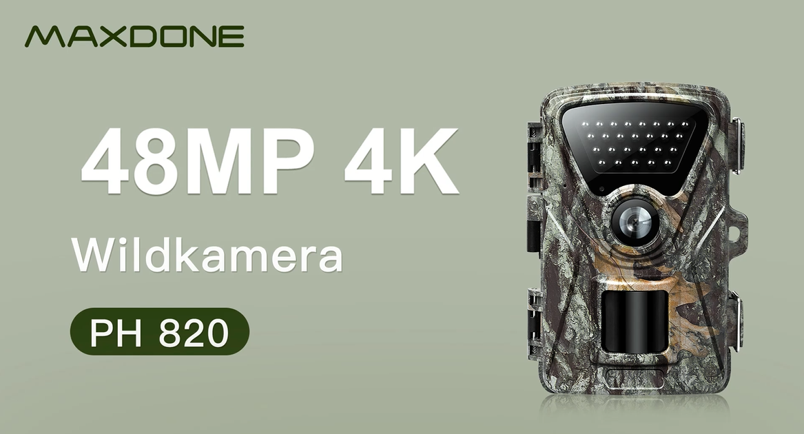 Deer Cameras With Night Vision MAXDONE Trail Camera Hunting Camera