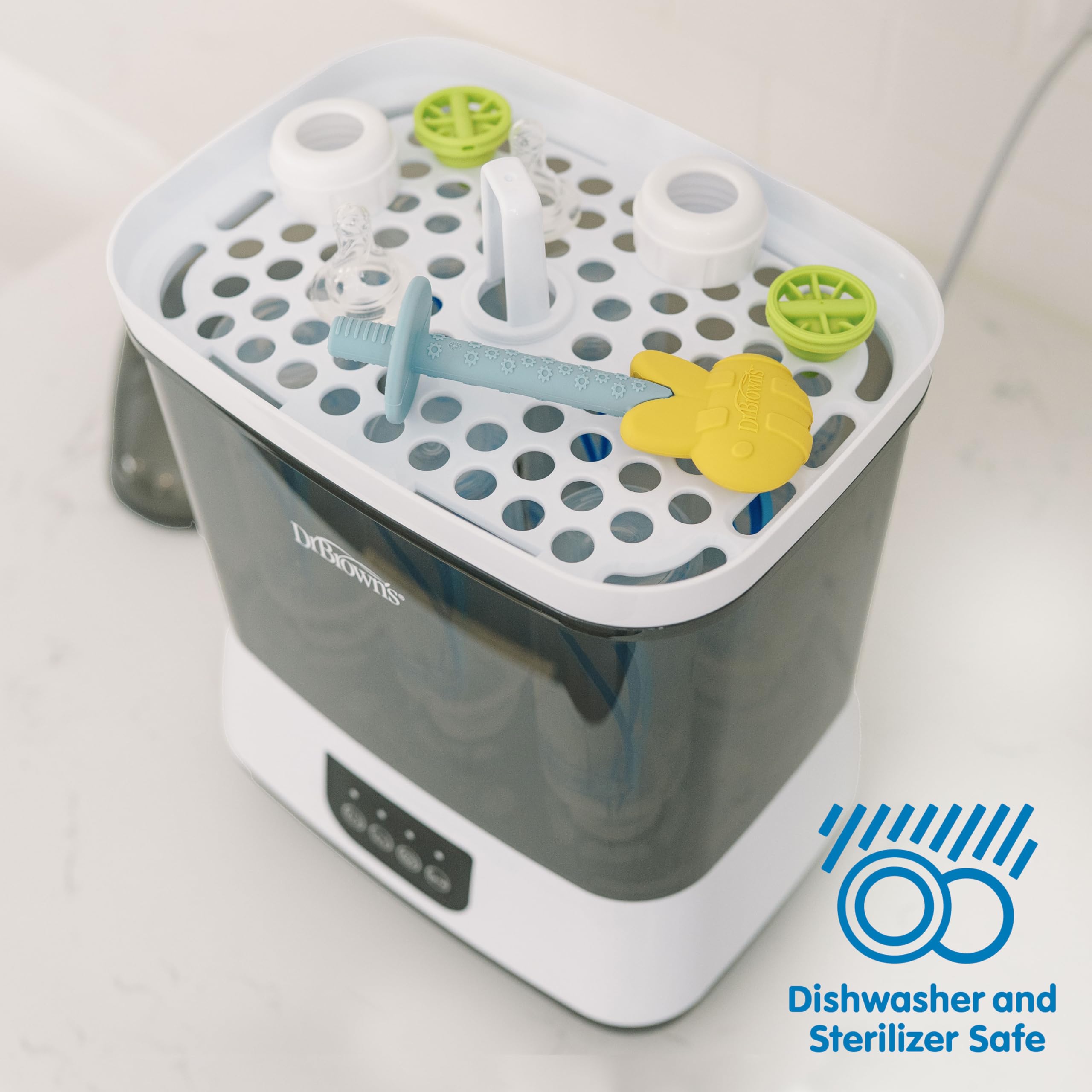 Dr. Brown's 2 Stück Baby Bienen Schnecken Biss Röhrchen Silikon Tube BPA frei 3 m+