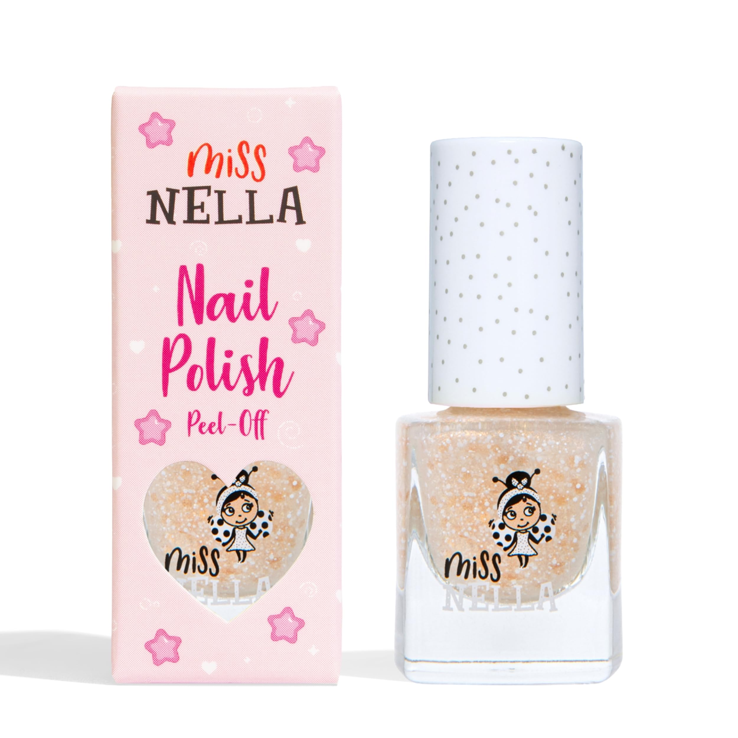MISS NELLA Peel-Off Nail Polish for Kids (If The Shoe Fits)