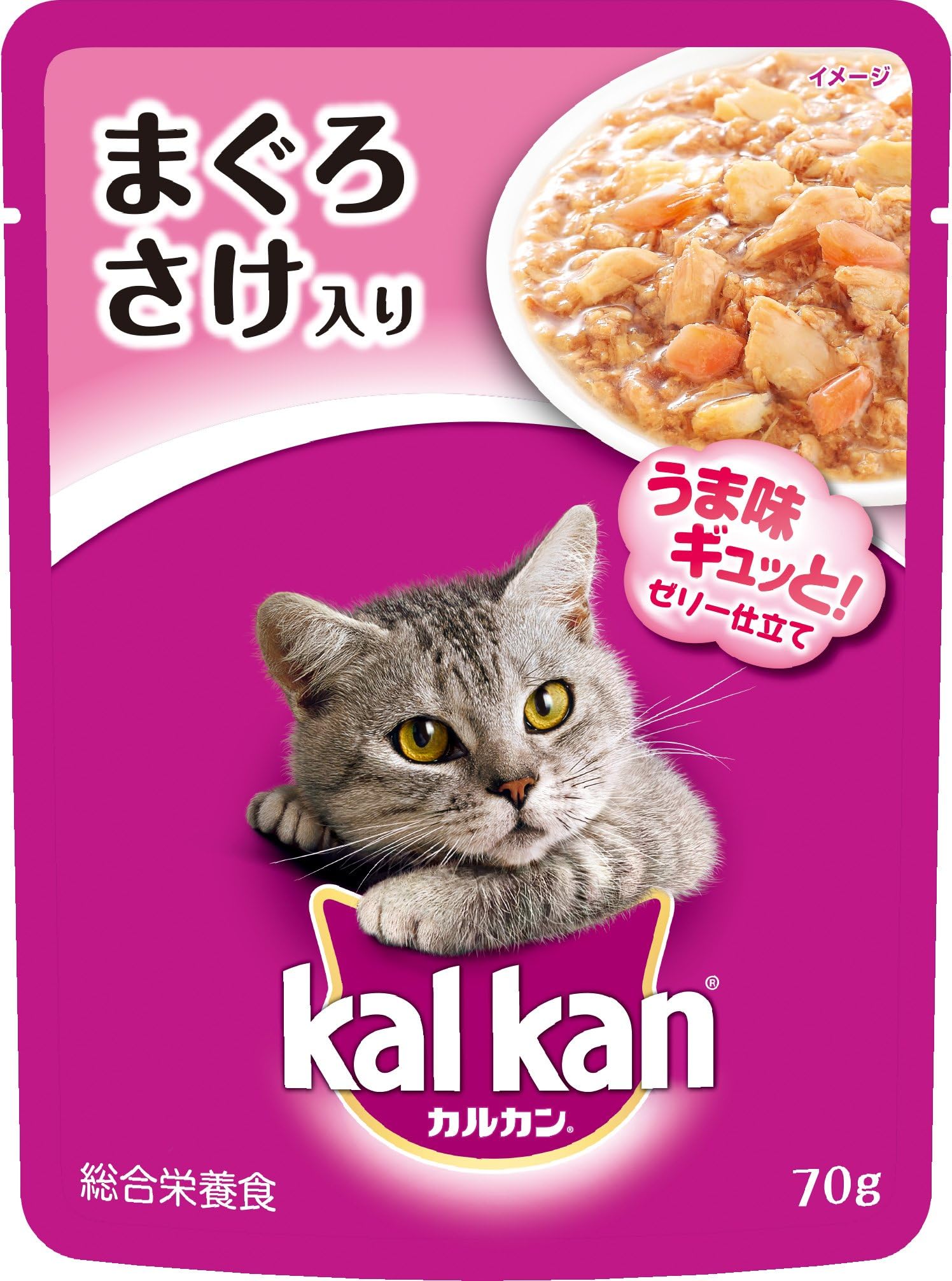 Amazon.co.jp: カルカン パウチ 1歳から まぐろとさけ 70g : ペット用品