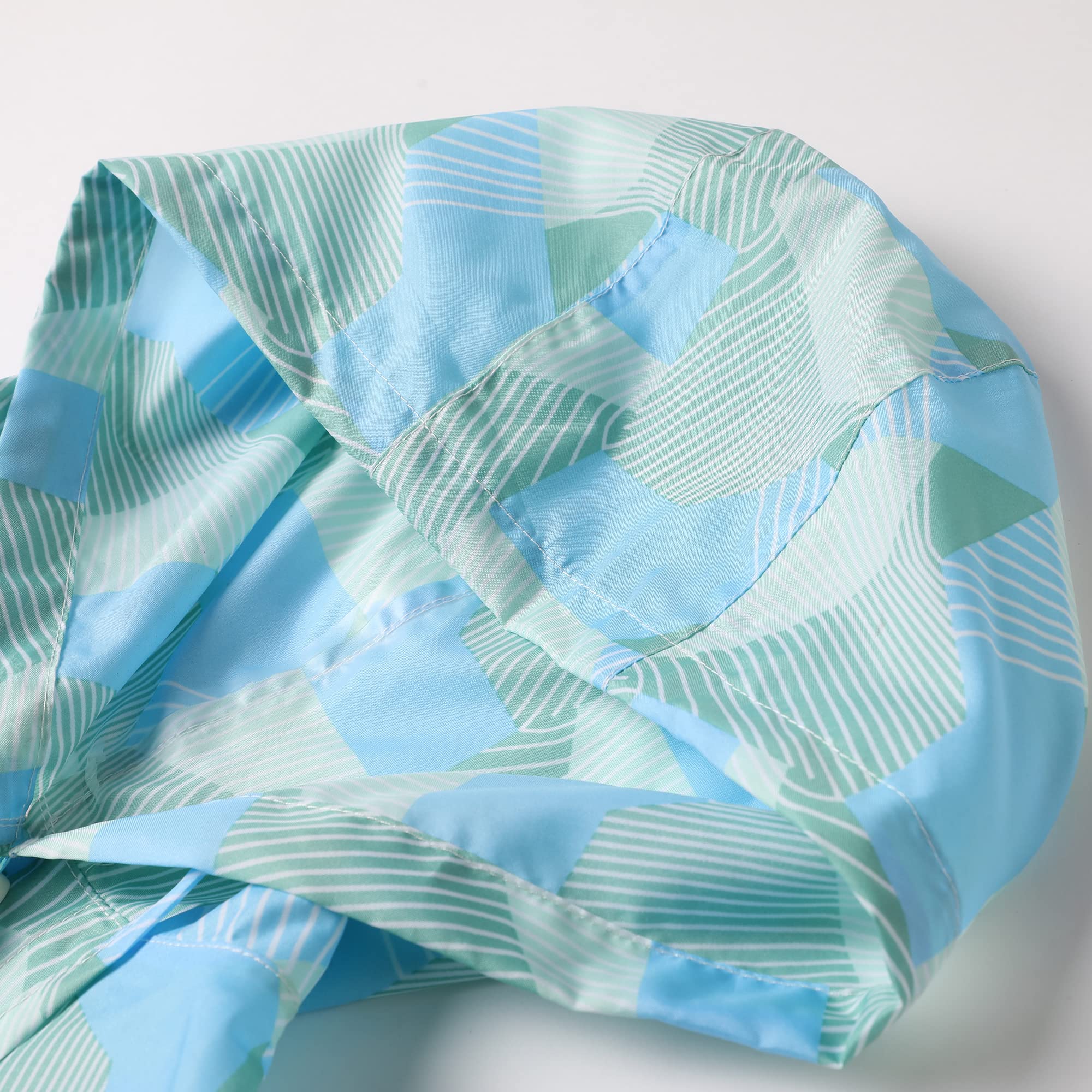 QIKADO Poncho Antipioggia Bambino, Poncho Pioggia Bambina con Cappuccio e Bottoni Portatile
