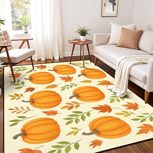 Vista 34 de Funny Halloween Seamless Trendy Groovy Retro 70s Style Y2k Collection Area Rug Outdoor Patio Rug Play Mat Modern Floor Carpet Non-Slip Home Decor