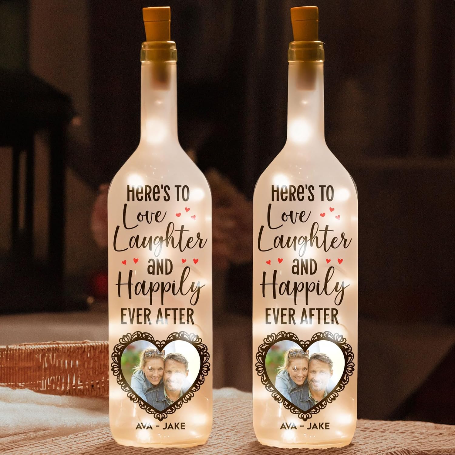 Best Personalized Gift - Joycye Here's to Love Bottle ‌Lamp​ Review