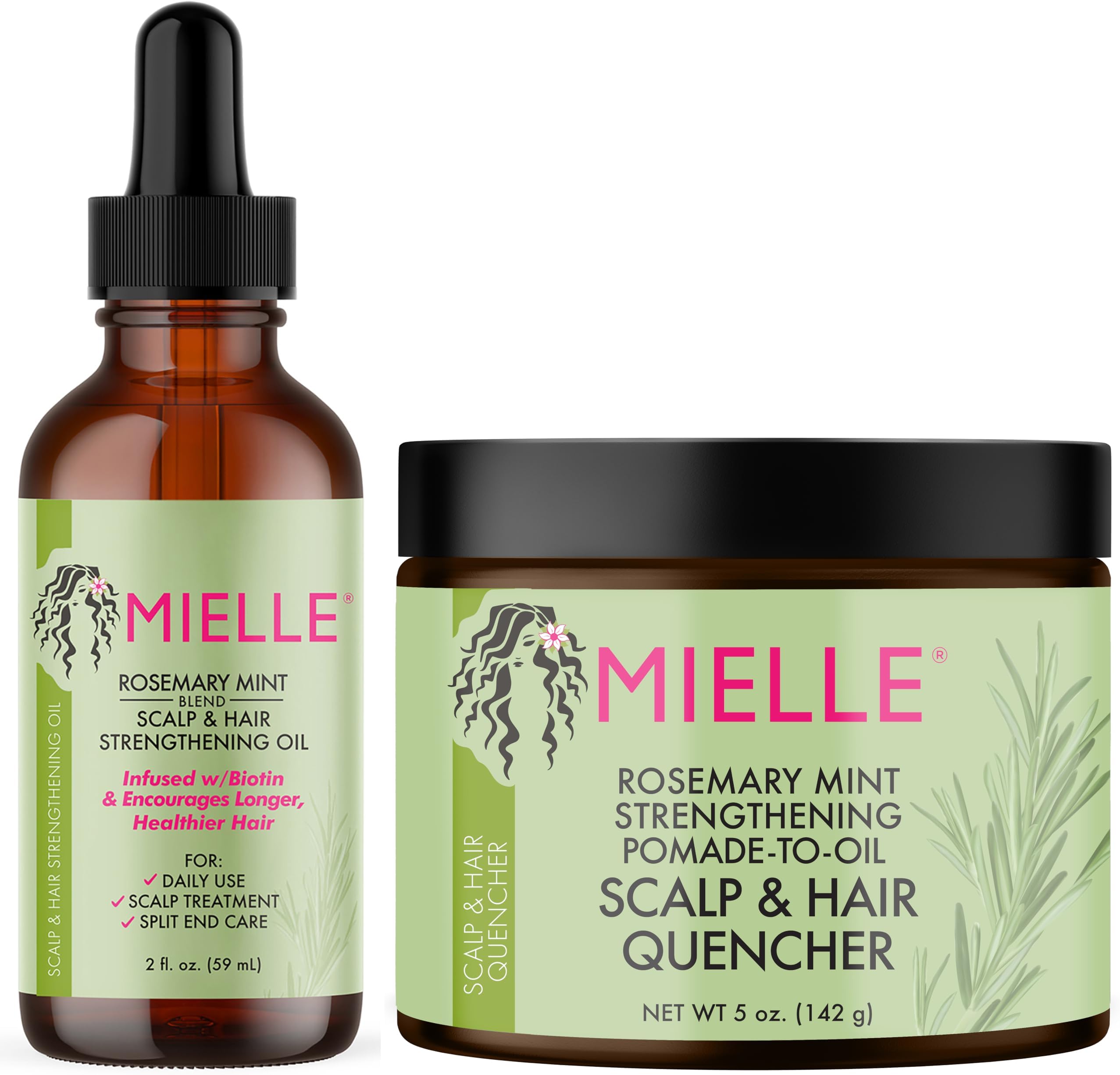 Crisp Mielle Rosemary Mint Strengthening Oil View Nature Crisp Mielle Rosemary Mint Strengthening Oil View Nature