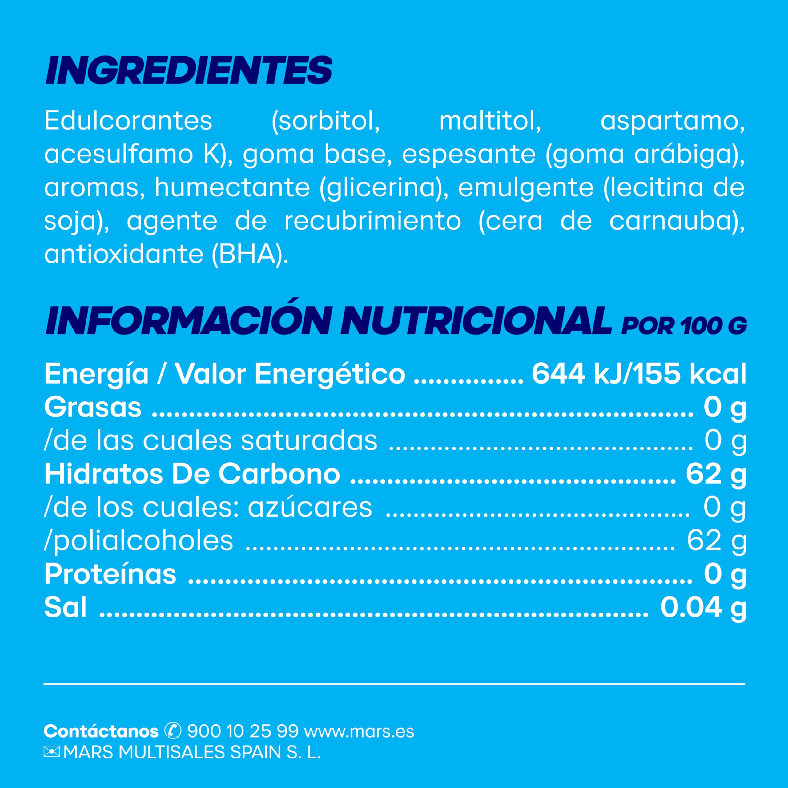 Orbit Bolsa de Chicles Sin Azúcar Sabor Menta Fresco Intenso Larga Duración 21 Chicles