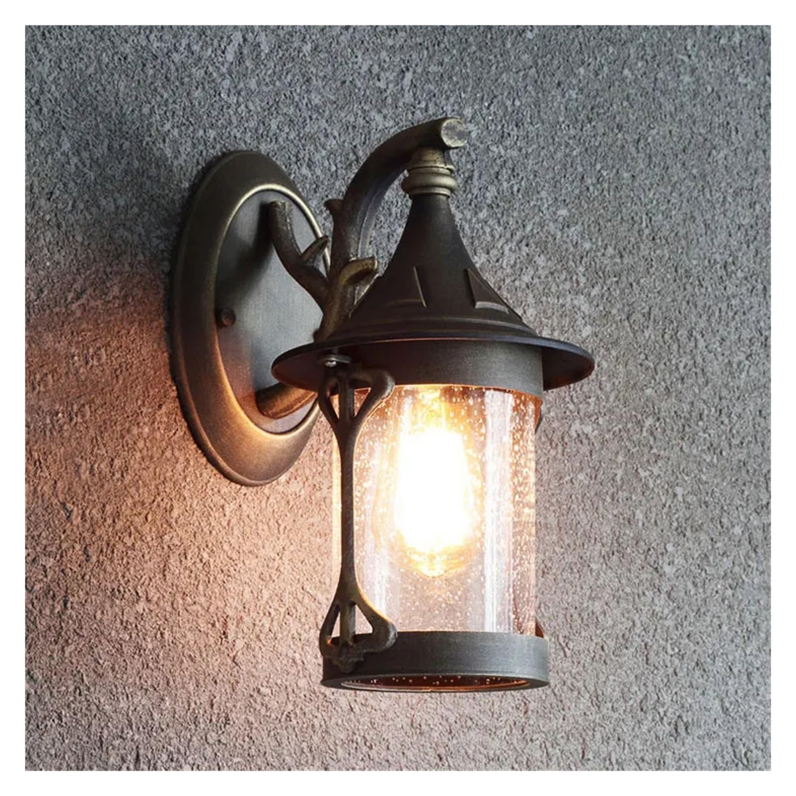 SYAXVOM European Wall Lamp Rustic Waterproof Outdoor Retro Garden Balcony Patio Corridor Lamps