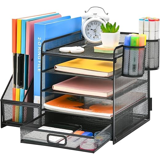 Desk Organizer with File Holder