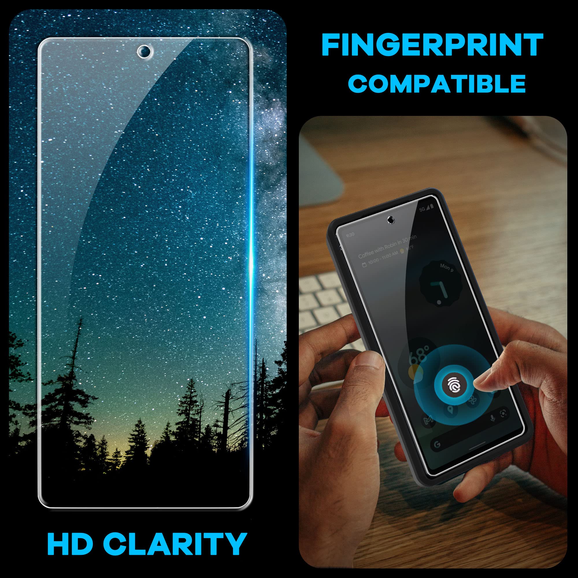 Google Pixel 6a チャコール 本体 + スクリーンプロテクター Amazon