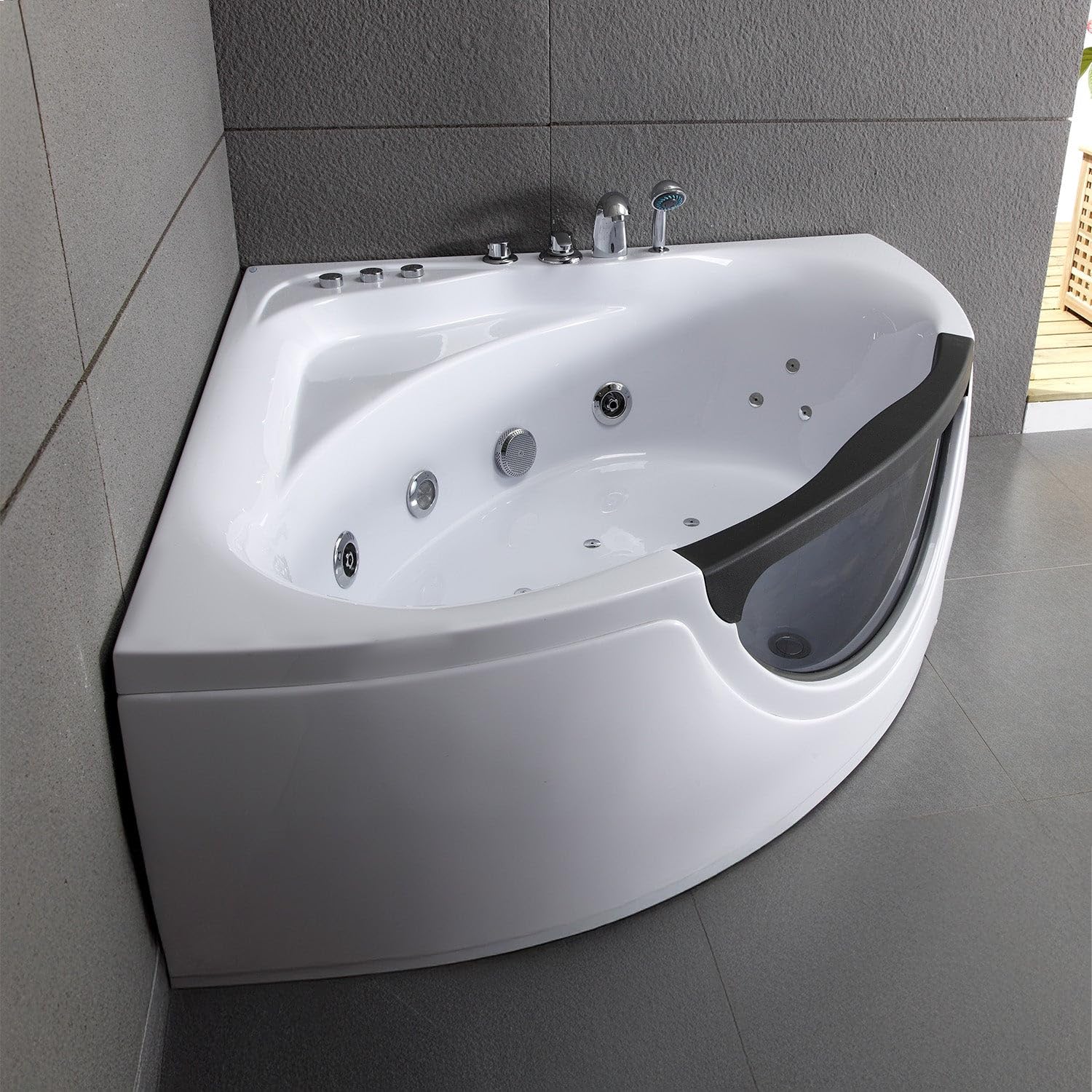 TASMANIE Jets - Vasca idromassaggio oblò L 135 x l 135 cm, by SPALINA