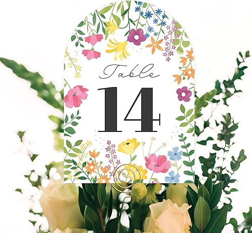 Miniatura 5 de Big Dot of Happiness Wildflowers Bride - Tarjetas de doble cara de 5 x 7 pulgadas para despedida de soltera y fiesta de boda con flores silvestres,