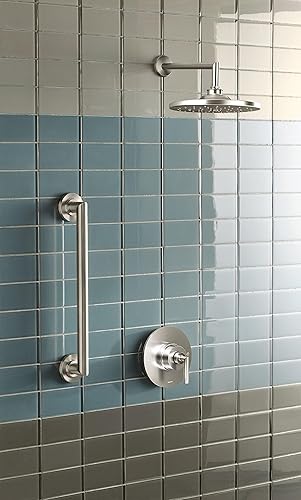 Miniatura 10 de Moen YG0824BL Arris barra de agarre de 24pulgadas con diseño moderno, color negro mate