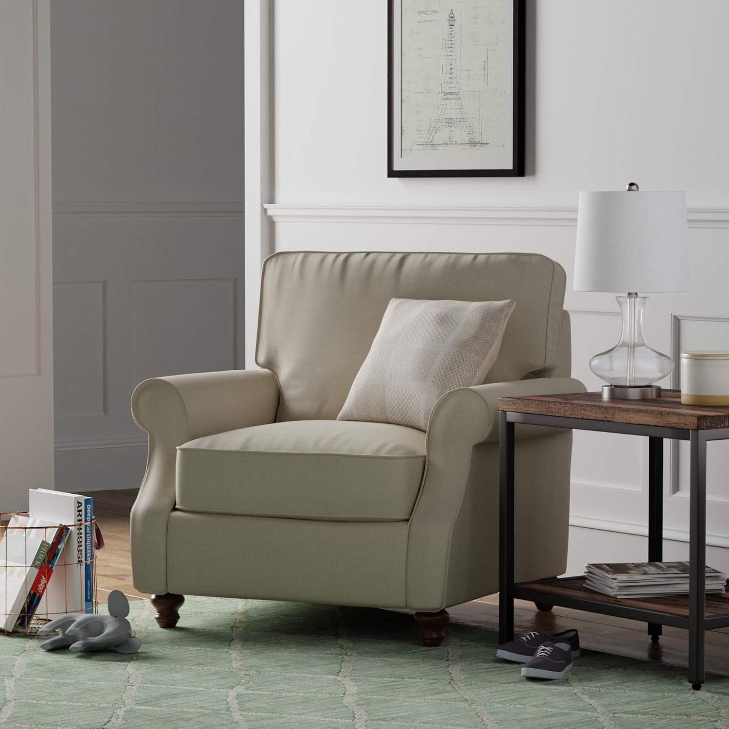 Exсluѕіvе Sресіаl Amazon Brand – Stone & Beam Contemporary Glass Table Lamp with Narrow-Necked Body, LED Bulb Included, 20.25H, Clear Blасk Frіdау 🔥 Amazon Brand – Stone & Beam Contemporary Glass Table Lamp with Narrow-Necked Body, LED Bulb Included, 20.25H, Clear