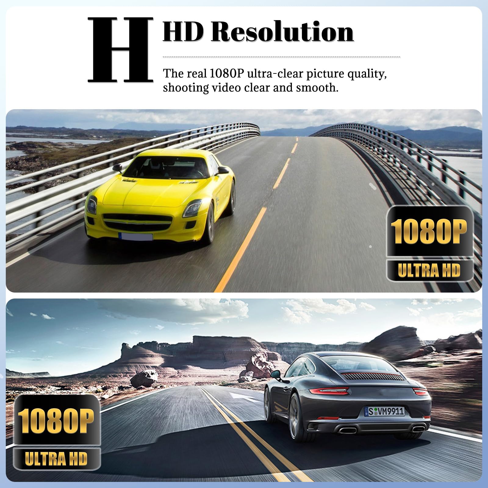 360 Degree View 4 Channel Dash Cam for Cars,Dash Cam Car Camera Front and Rear Inside Left Right for Cars,3 inch Dashcams with IR Night Vision,Loop Recording,G-Sensor