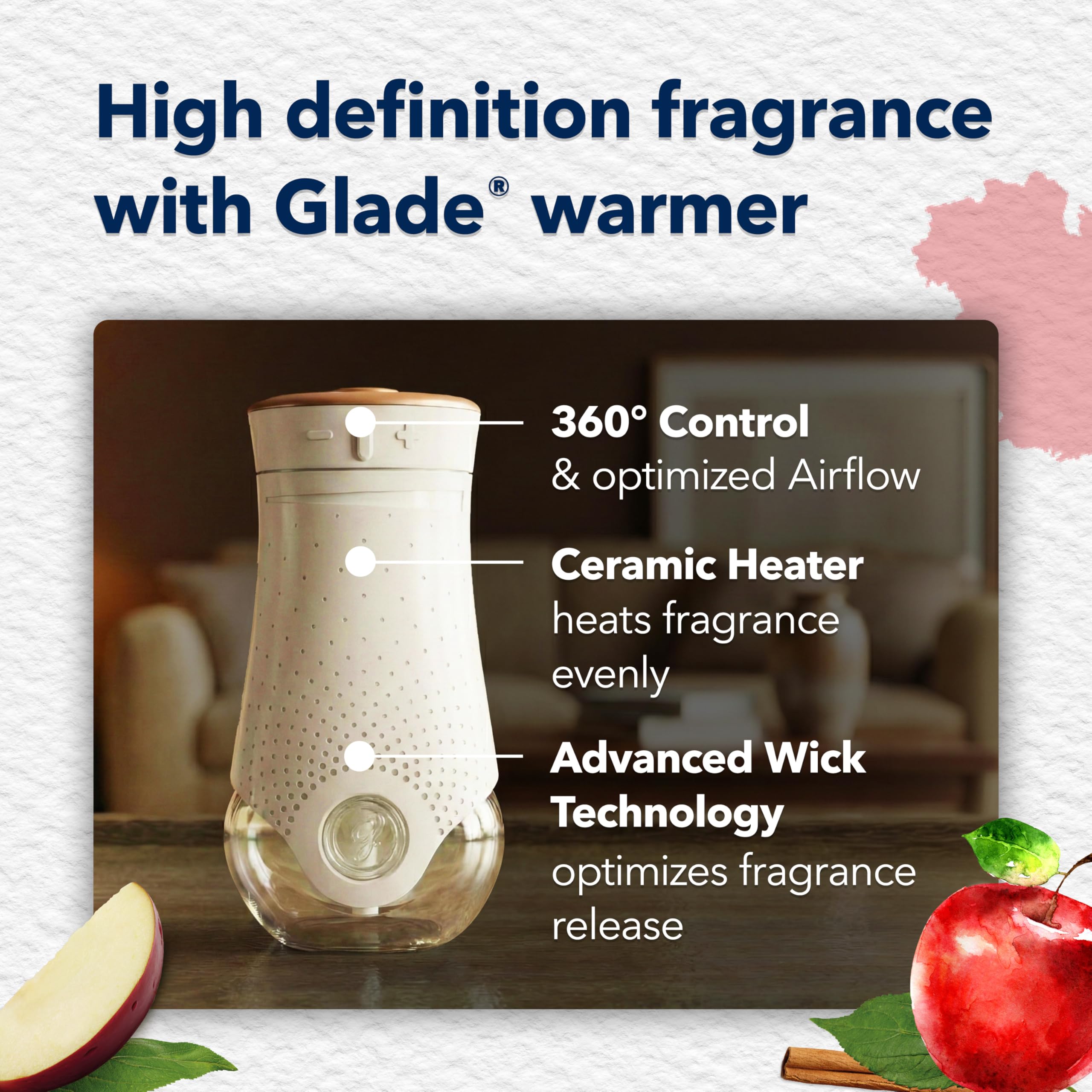 Apple Cinnamon Air Freshener Refills, 5 Count O64560
