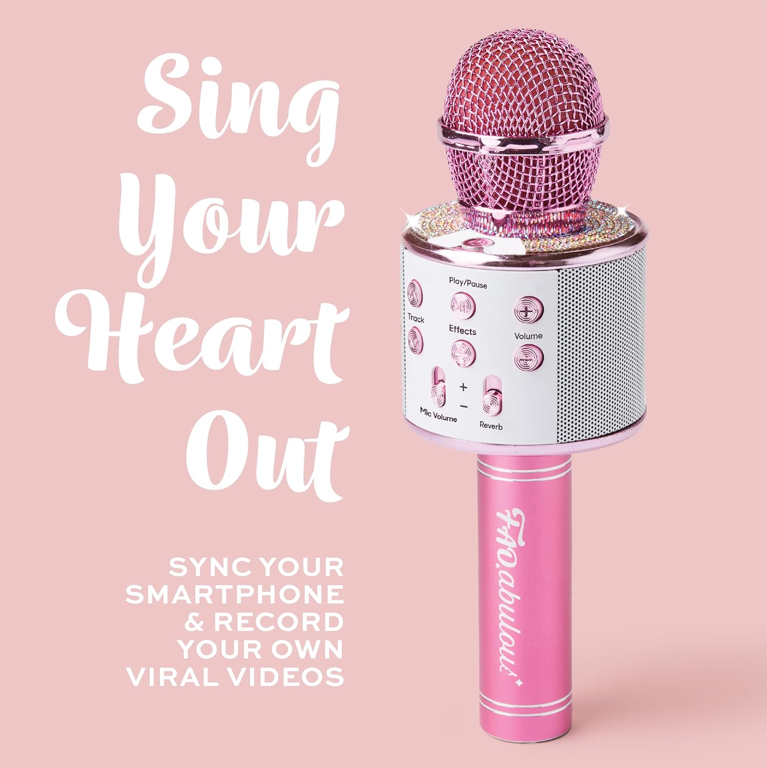 FAO Schwarz® Bluetooth® Karaoke Microphone with Vocal Effects