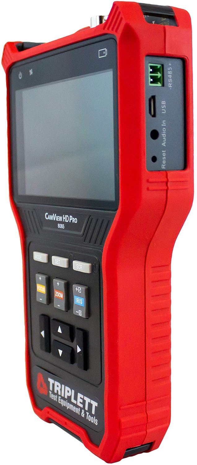 Super Big Clearance! Triplett CamView HD Pro Rugged Analog NTSC/PAL, AHD 2.0, HD-TVI 3.0, and HD-CVI 3.0 Camera Tester (8065) Super Big Clearance! Triplett CamView HD Pro Rugged Analog NTSC/PAL, AHD 2.0, HD-TVI 3.0, and HD-CVI 3.0 Camera Tester (8065)