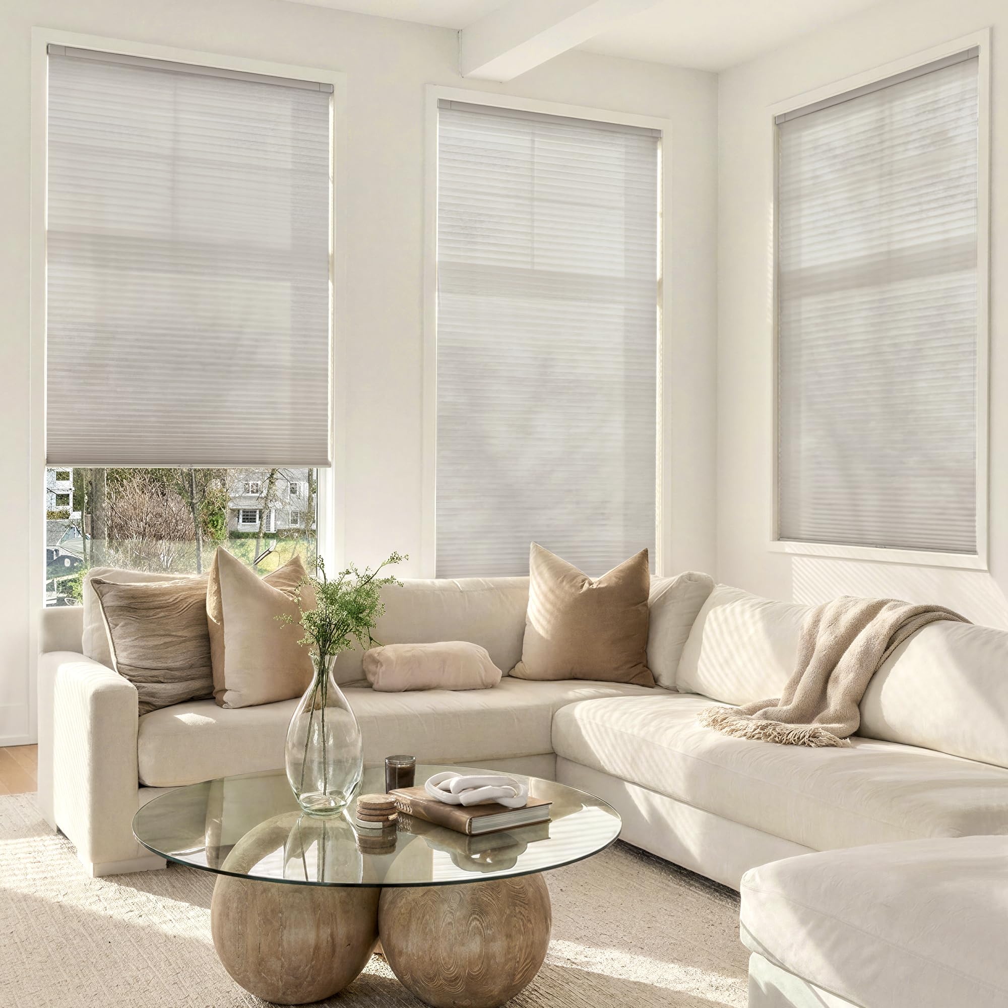 Amazon.com: LazBlinds Cordless Cellular Shades, No Tools No Drill