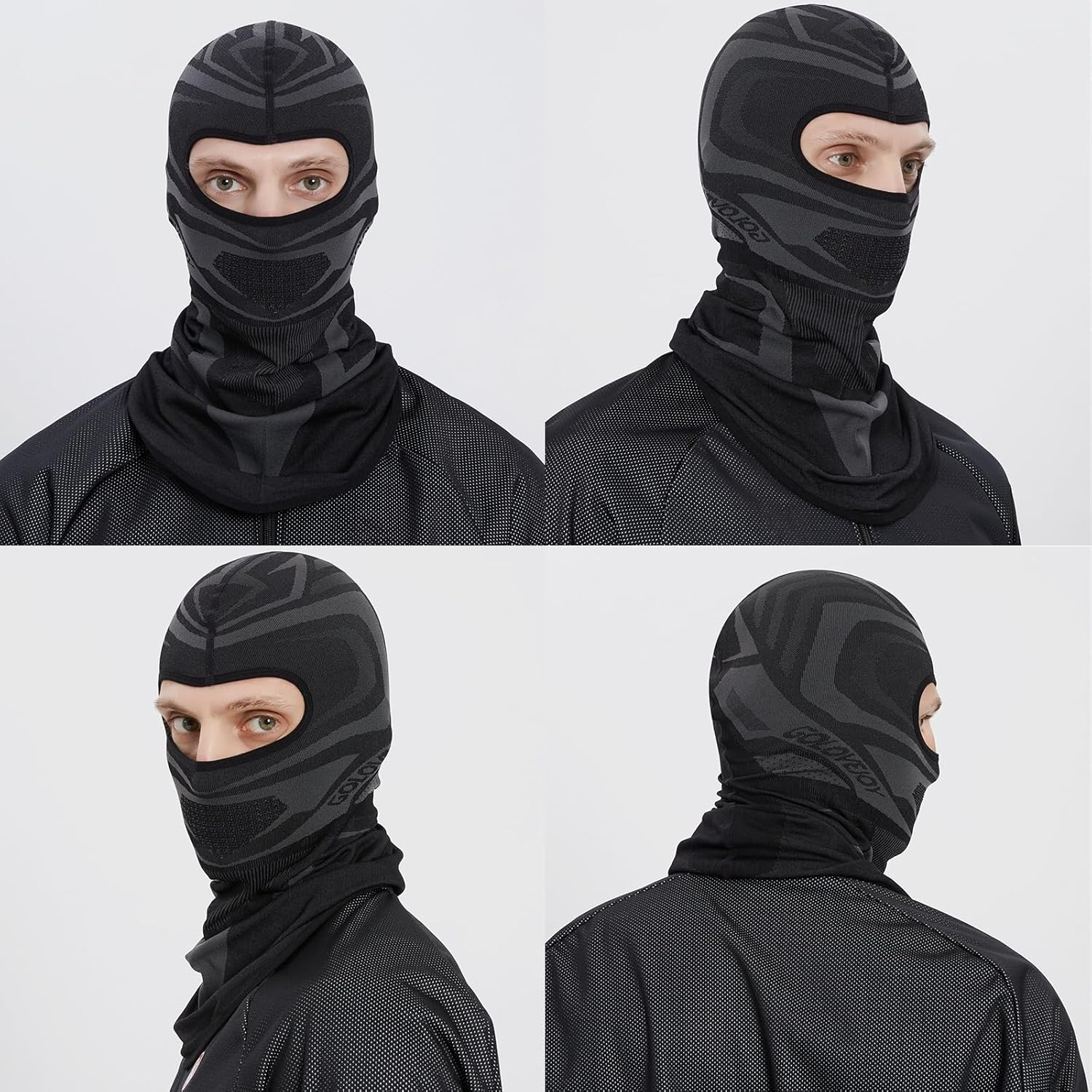 Ski Mask Balaclava Winter Full Face Mask for Men Women Cold Weather Wind Protection Gear for Skiing Snowboarding Ride Running - Image 6