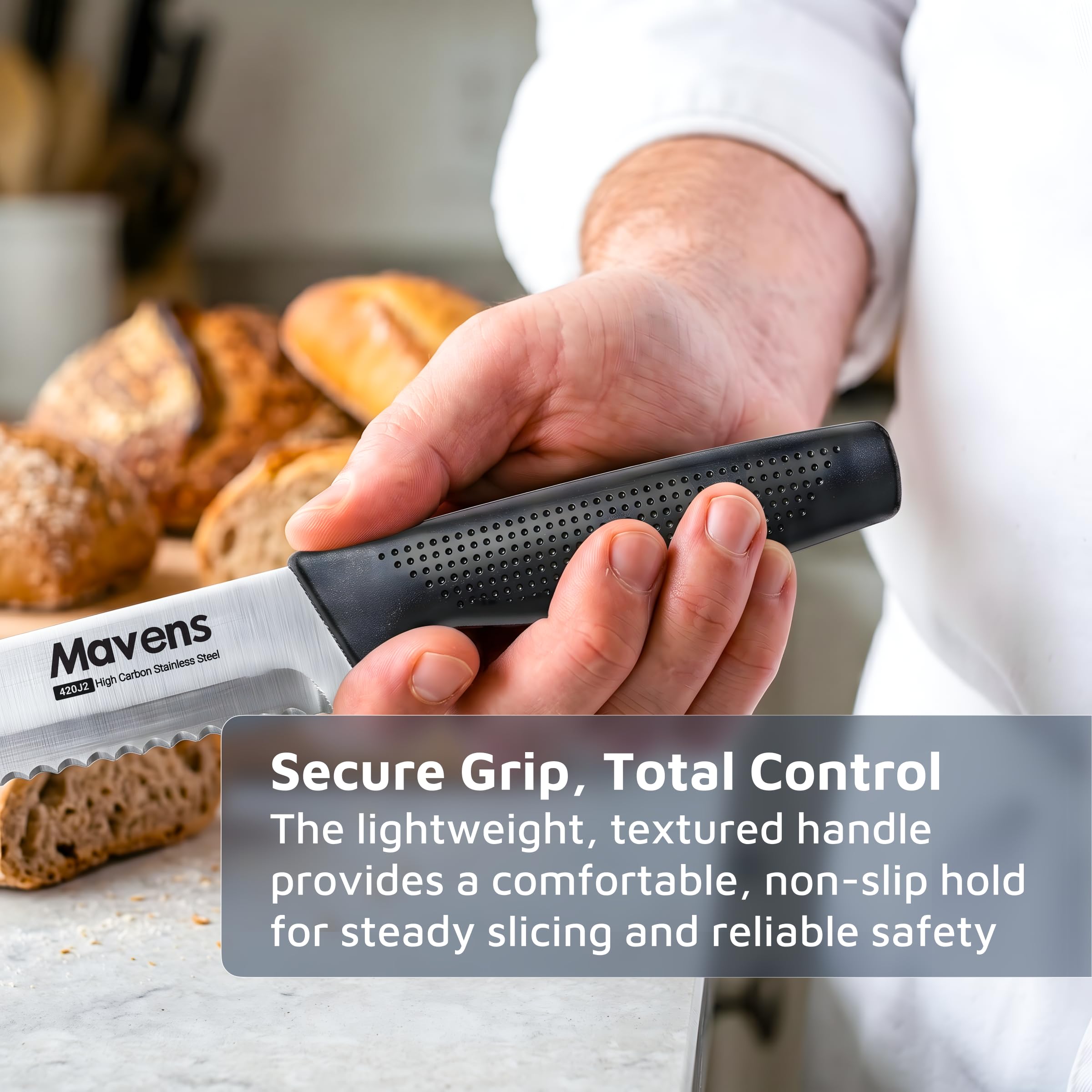 Mavens Bread Knife - Slice Like a Pro -5 Mavens Bread Knife - Slice Like a Pro -5