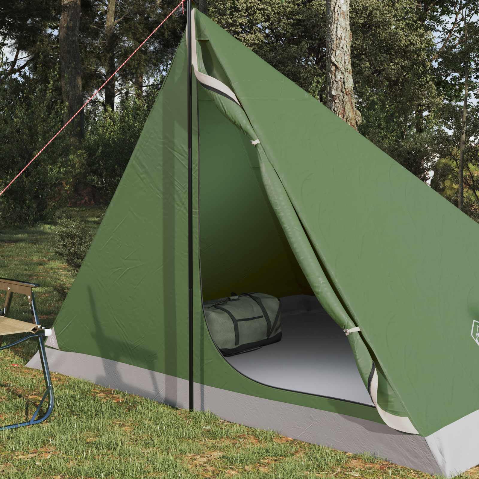 Tenda da Backpacking 4 Persona Verde Poliestere 185T 248x227x170 cm