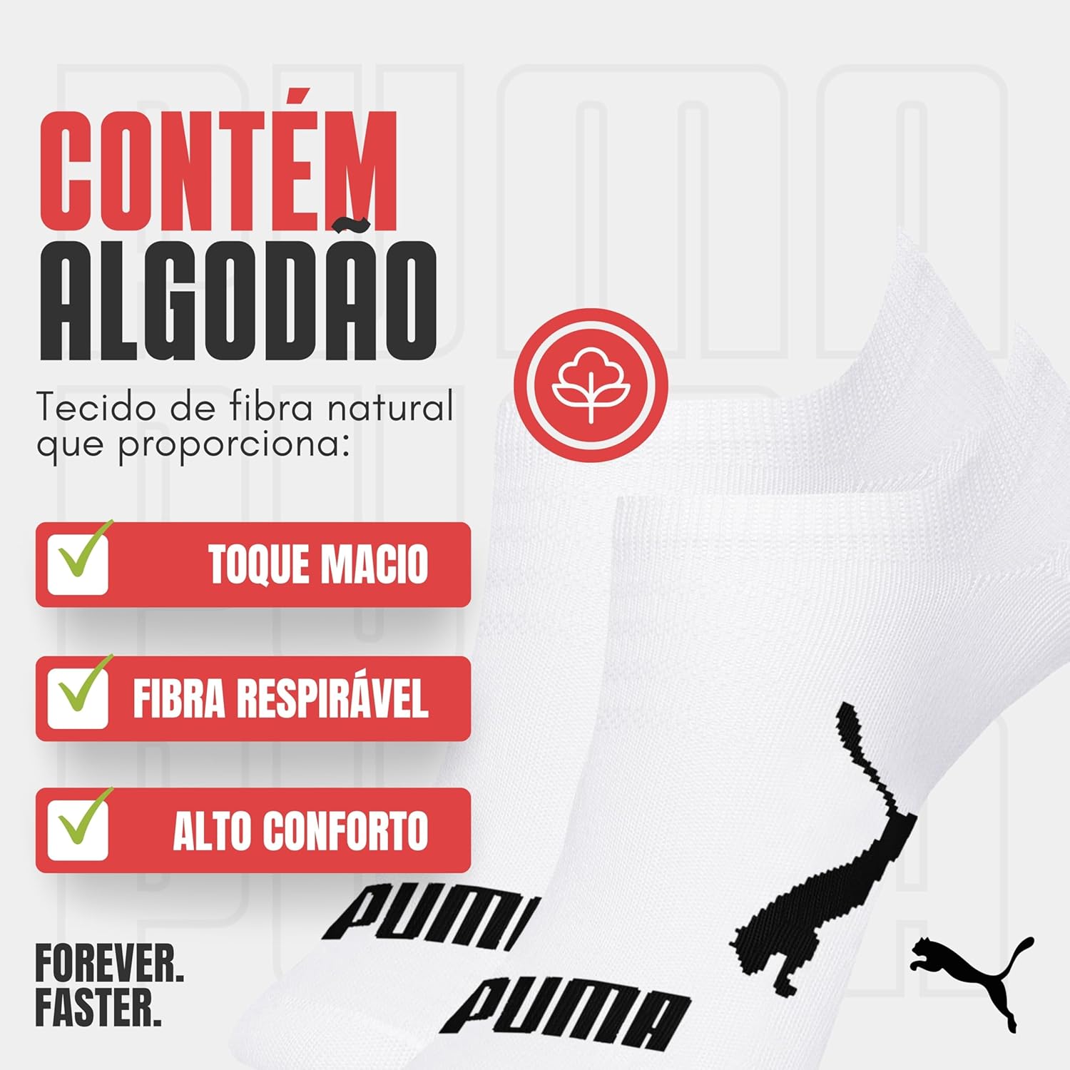 PUMA Kit 9 Pares Meia Sapatilha Invisível Esportiva Masculino Adulto, 9 Branca, 39-43 em promoção! Veja a oferta e mais achadinhos de Moda íntima 3 Hoje é o melhor dia para comprar PUMA Kit 9 Pares Meia Sapatilha Invisível Esportiva Masculino Adulto, 9 Branca, 39-43 com aquele preço maroto! Promoção! Aproveite a oferta! 3
