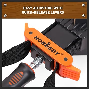 HORUSDY Band Clamp, Woodworking Frame Clamp Strap Holder for Picture Strap Clamp Strap Clamp (Band Clamp)