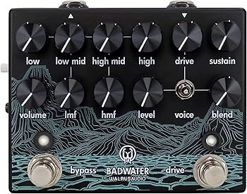 Amazon | Walrus Audio ウォルラスオーディオ Badwater Bass Pre-amp