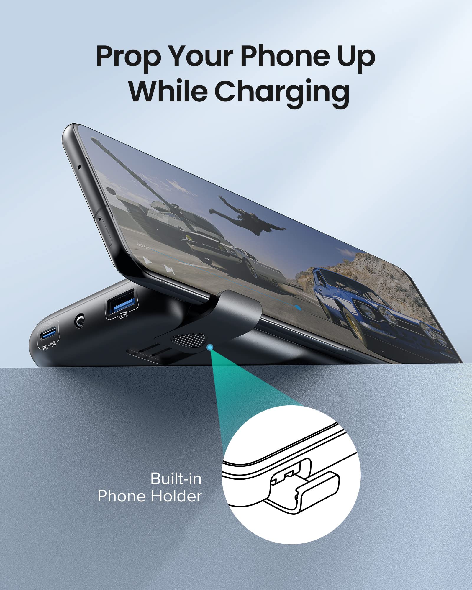 Power Bank INIU 27000mAh 140W PD3.1, Caricabatterie Portatile Super Rapido - Compatibile Con MacBook, IPhone, Galaxy, IPad, Steam Deck