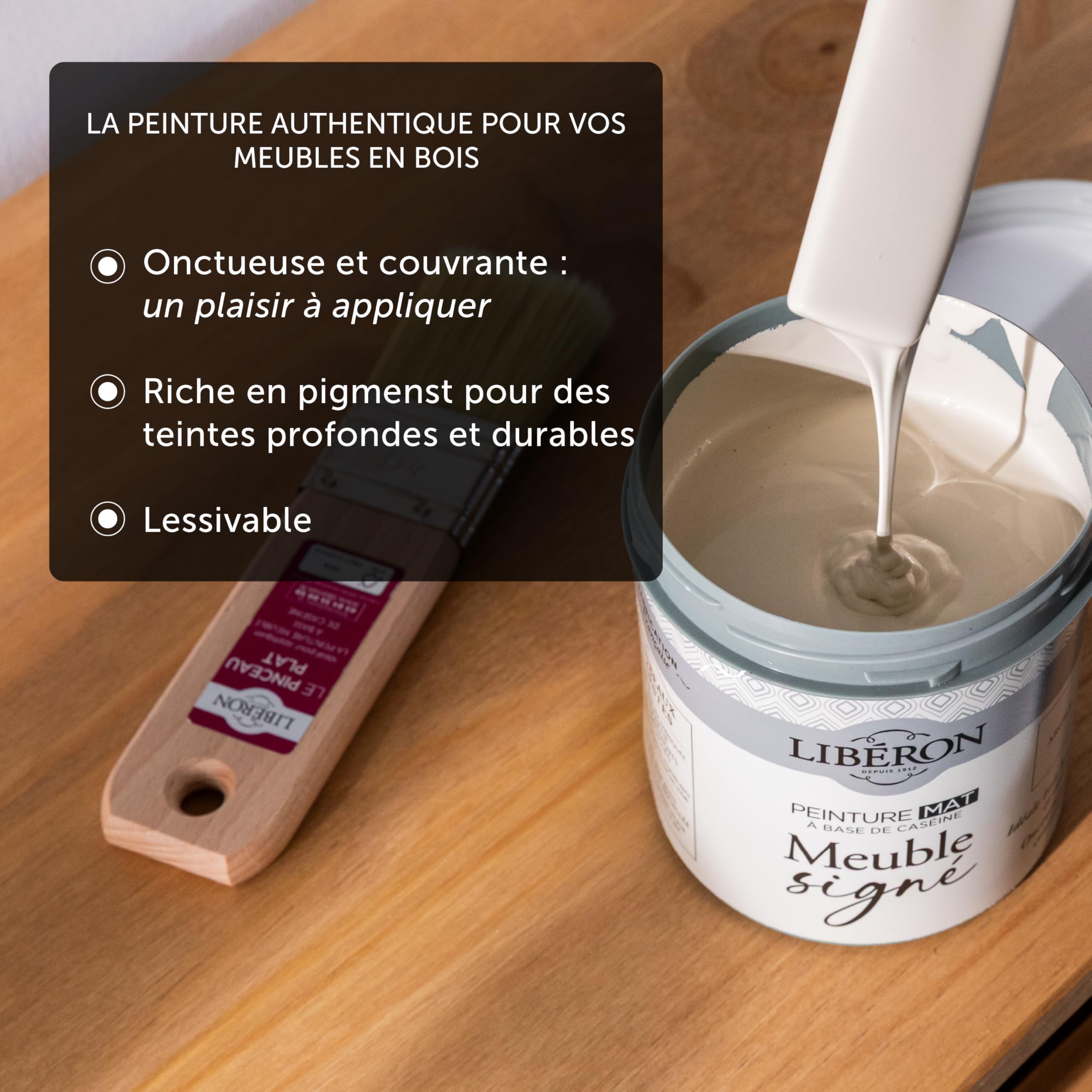Libéron Peinture Meuble Signé MAT à Base de Caséine