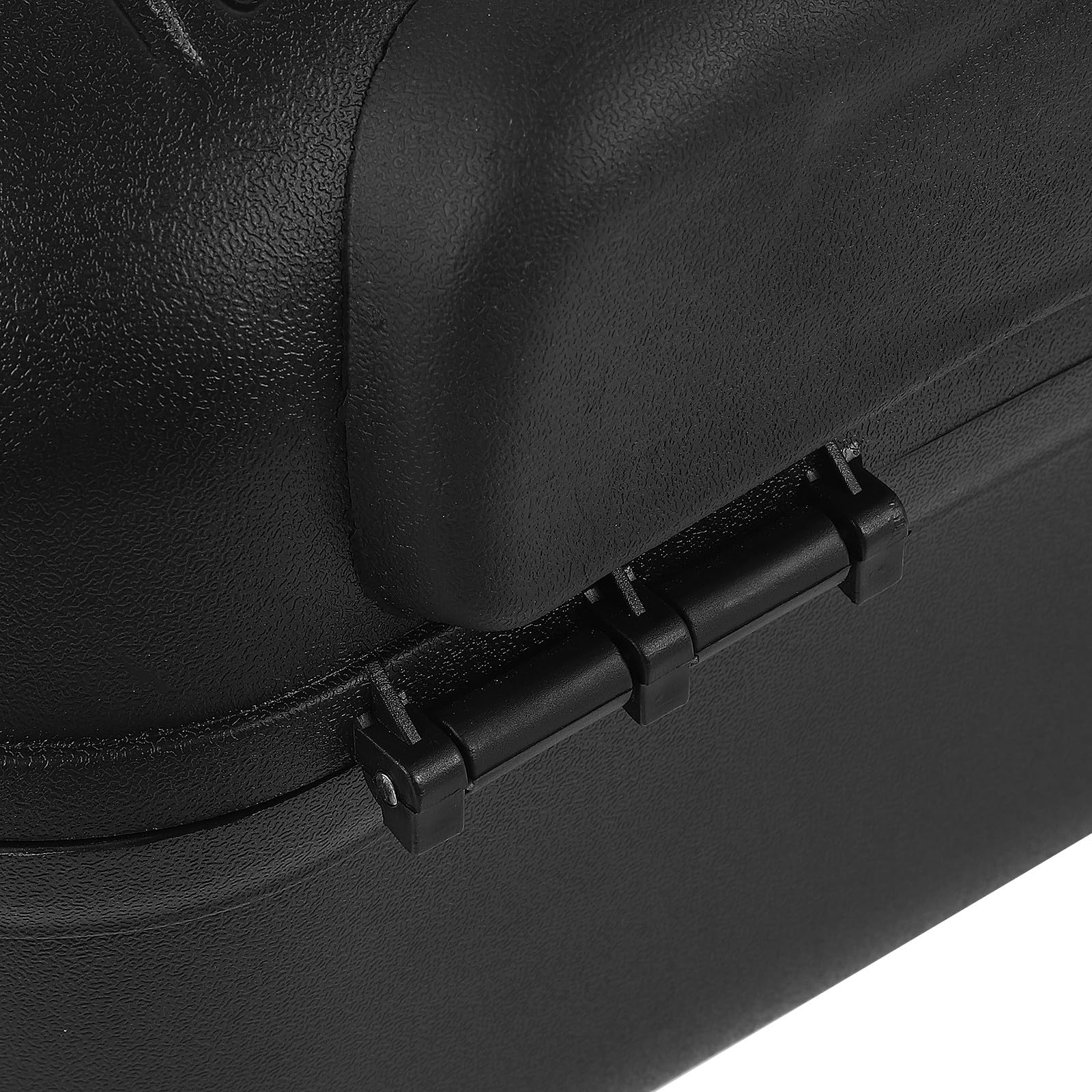 Bauletto per Moto Nero in Plastica Design Riflettente e Capacità Spaziosa, Resistente All'acqua e Usura, per Scooter e Motociclette