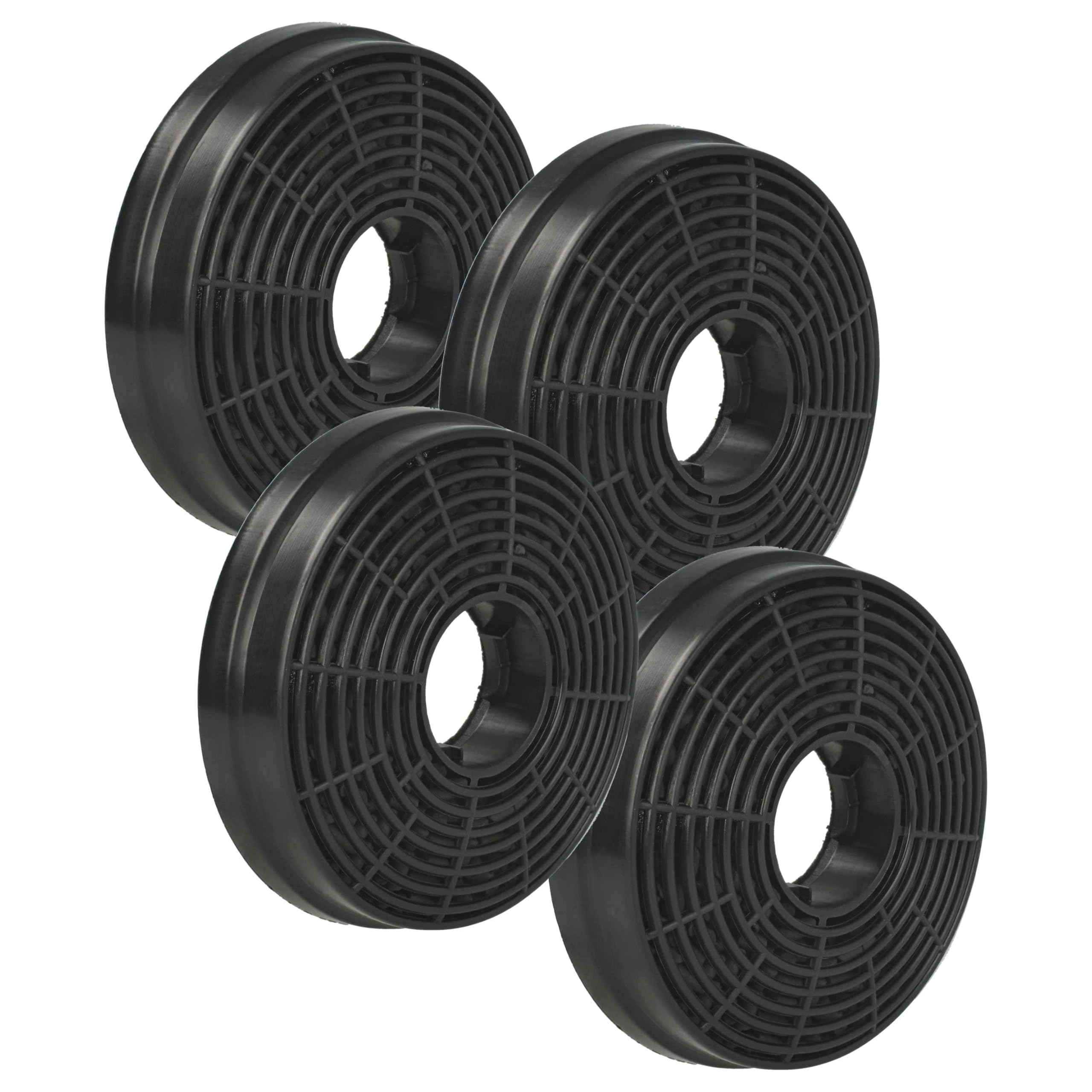 vhbw 4x Filter Activated Carbon Filter compatible with Candy CCE60NX 36901016 Extractor Fan