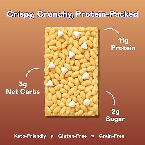 Miniatura 42 de MAGIC SPOON Golosinas | Barras Altas en Proteína | Bajas en Carbohidratos | Amigables con la Dieta Keto | 1g de Azúcar | Golosina Crujiente Sin