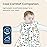 TOTBASIC Sleep Sack 6-12-15 months 2-Pack, 0.5 TOG Stretchy Summer Baby Wearable Blanket with 2-Way Safe Zippers, Cozy Soft Sleeveless Sleeping Bag for Babies