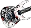 DesignDivil Guitar, Bass or Acoustic Skin Wrap Laminated Vinyl Decal Sticker The Black Rose GS81, Mixed, 24''x16'' 60cmx40cm