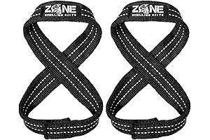 Figure 8 Straps for Deadlift, Strongman, Powerlifting Weight Lifting Straps for Men & Women