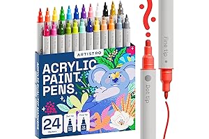 ARTISTRO 24 Acrylic Paint Pens: Ultimate Expression for Artists and Crafters