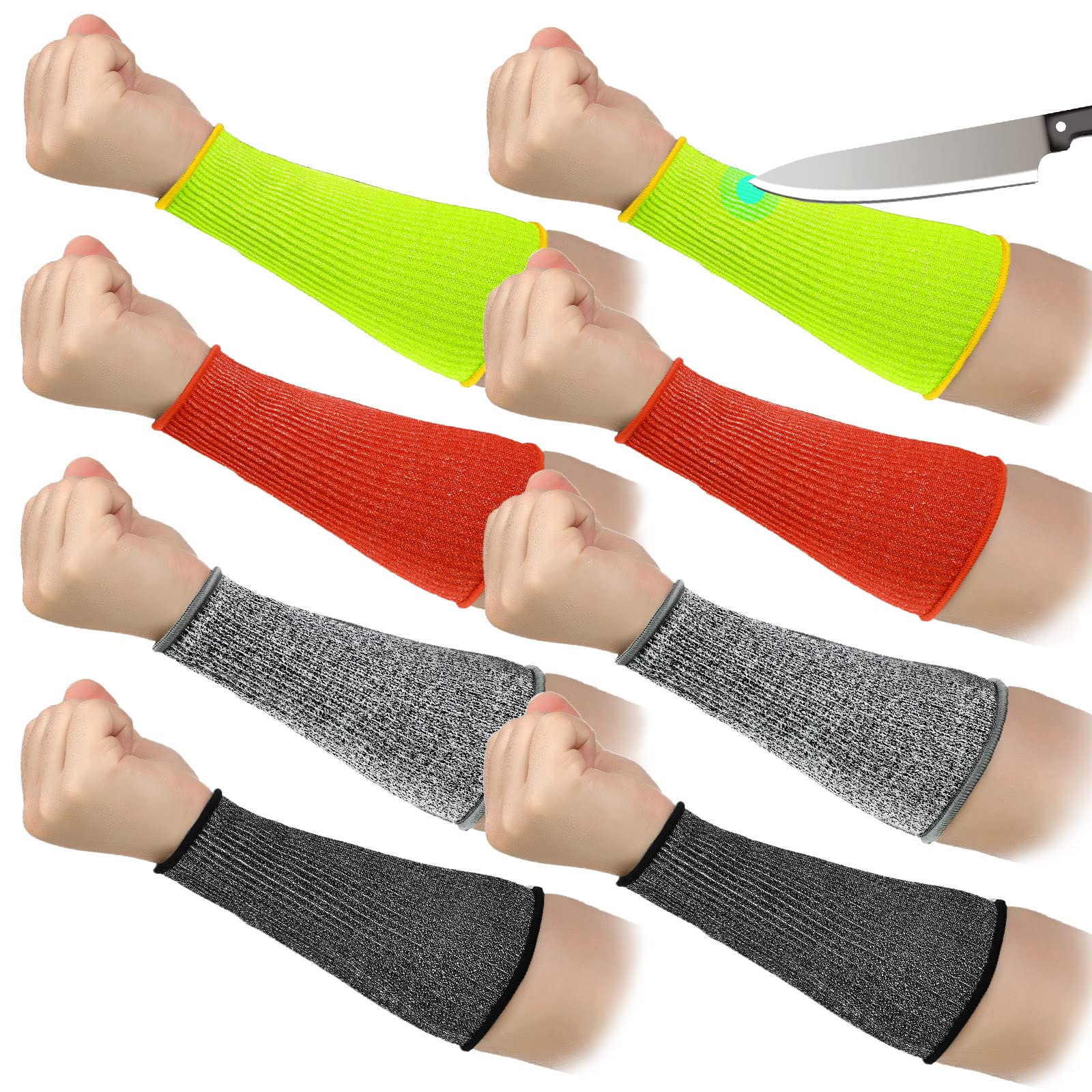 Buy 4 Pairs Cut Resistant Sleeve Burn Resistant Arm Protection Sleeve