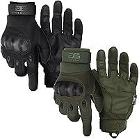 Vista 18 de Glove Station Guantes tácticos para hombre – Equipo utilitario con pantalla táctil y protección de nudillos duros, utilizados en motocicleta
