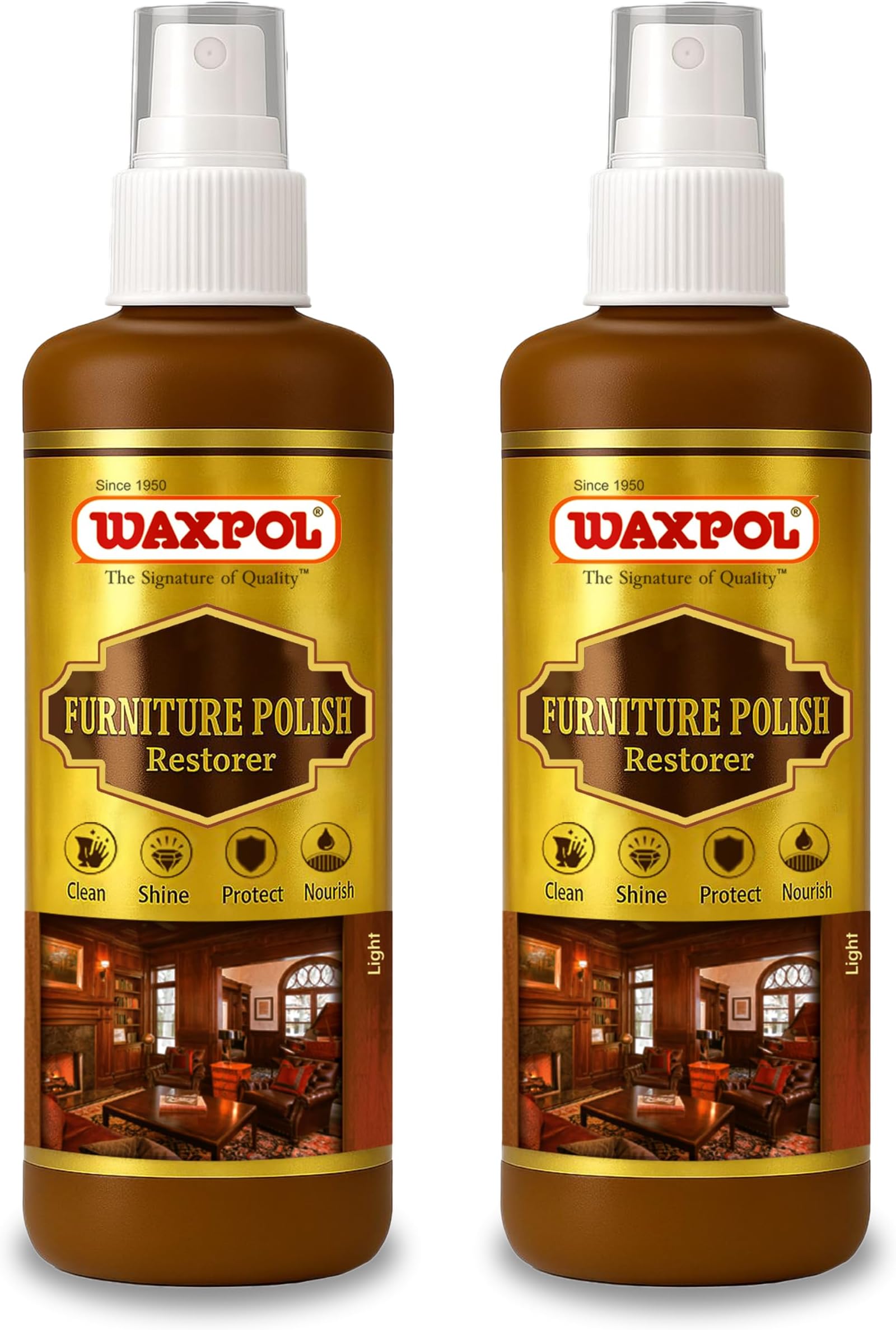 Universal Furniture Polish Restorer 200ml(Set of 2)
